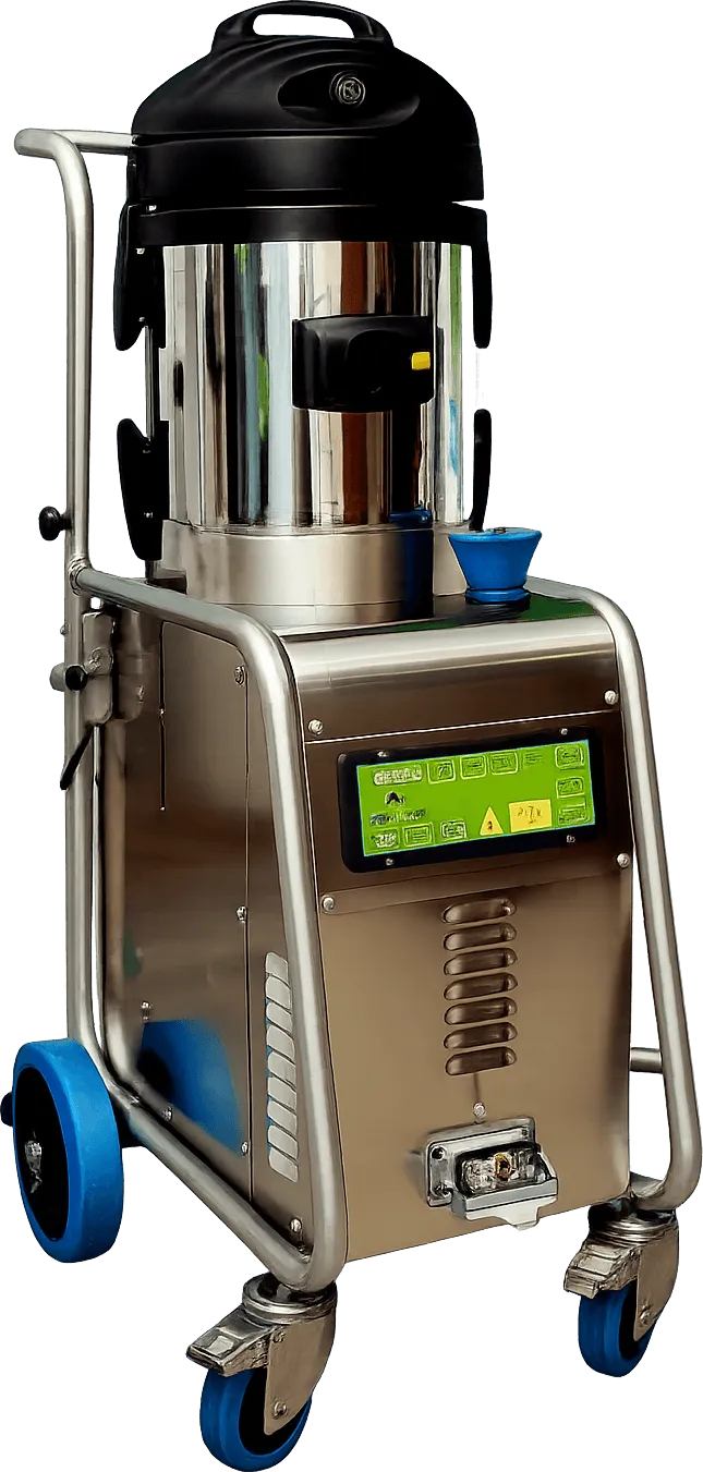 Der mct Steamvac, ein Trockendampfgerät mit integrierter Saugeinheit